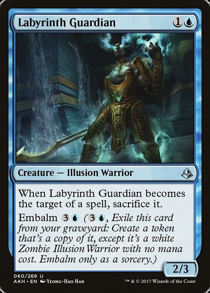 2017 Amonkhet Labyrinth Guardian uncommon #60 uncommon card image