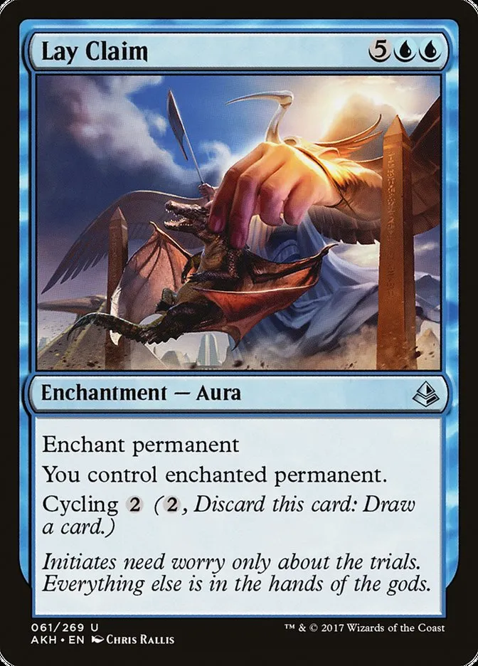 2017 Amonkhet Lay Claim uncommon #61 uncommon card image