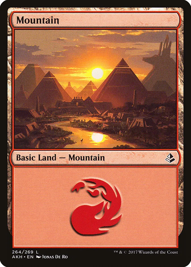 2017 Amonkhet Mountain common #264 common card image