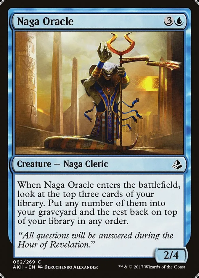 2017 Amonkhet Naga Oracle common #62 common card image