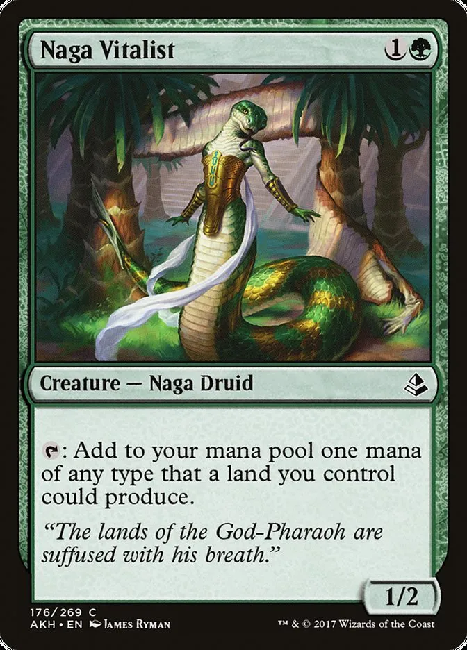 2017 Amonkhet Naga Vitalist common #176 common card image