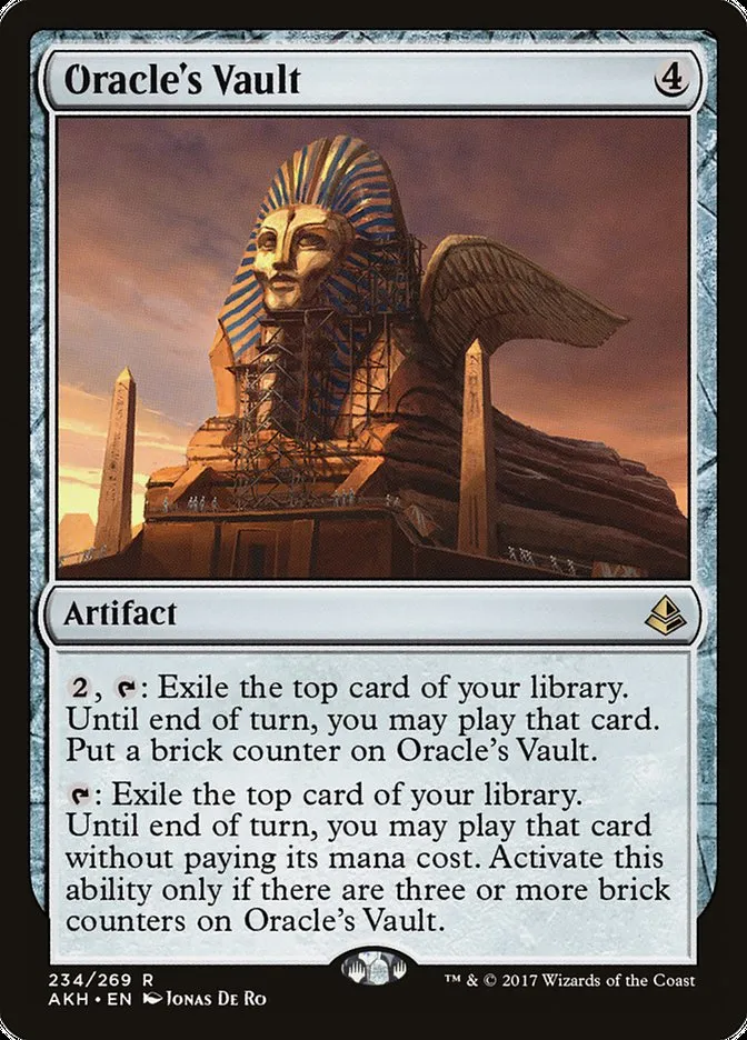 2017 Amonkhet Oracle's Vault rare #234 rare card image