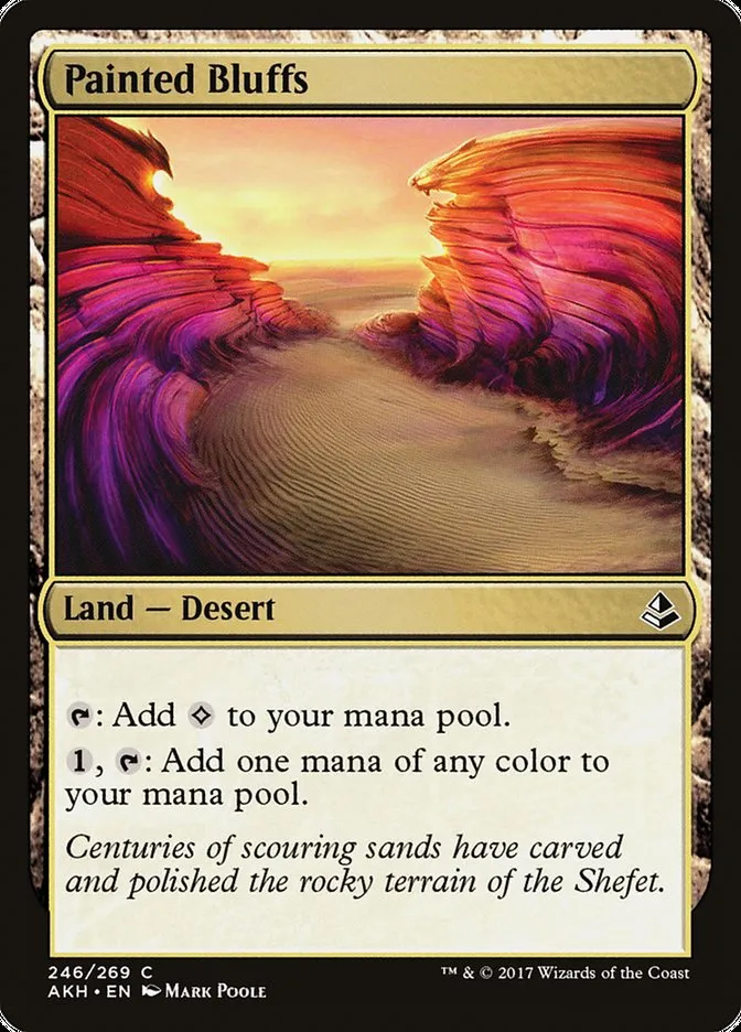 2017 Amonkhet Painted Bluffs common #246 common card image