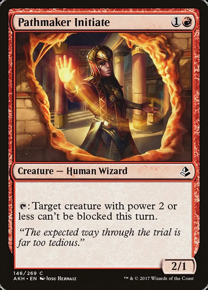 2017 Amonkhet Pathmaker Initiate common #146 common card image
