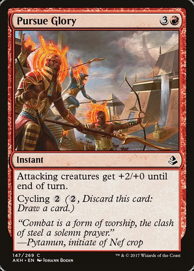 2017 Amonkhet Pursue Glory common #147 common card image