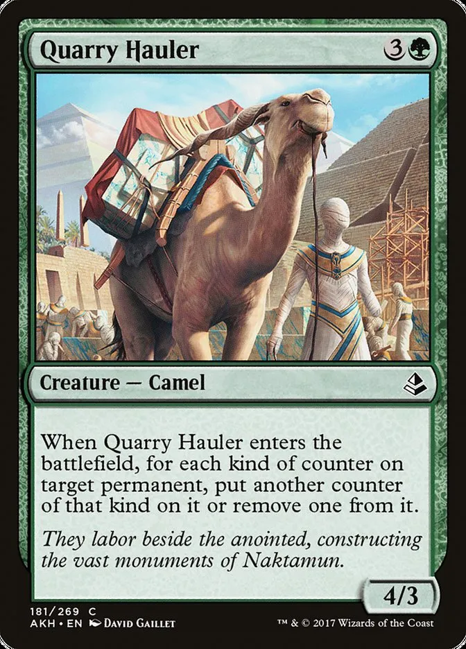 2017 Amonkhet Quarry Hauler common #181 common card image