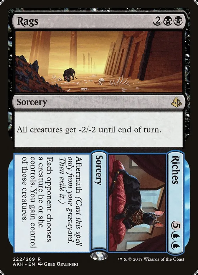 2017 Amonkhet Rags // Riches rare #222 rare card image