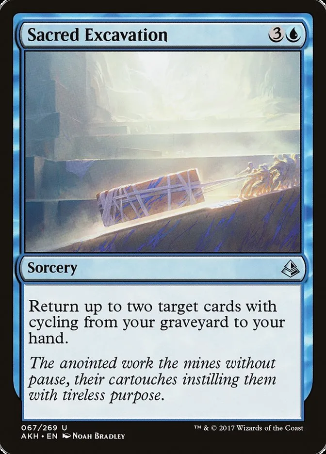 2017 Amonkhet Sacred Excavation #67 uncommon card image
