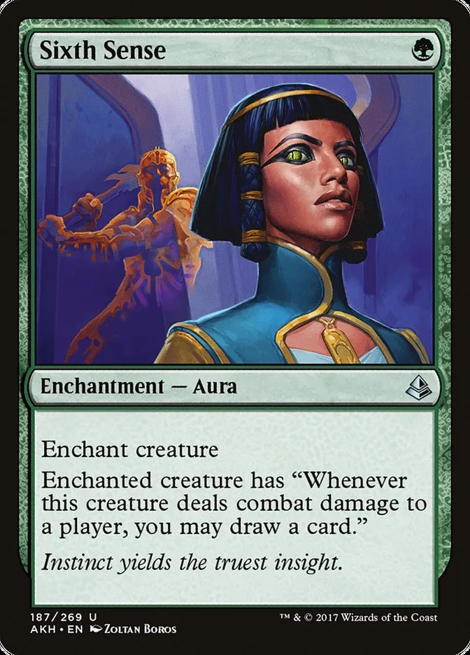 2017 Amonkhet Sixth Sense uncommon #187 uncommon card image