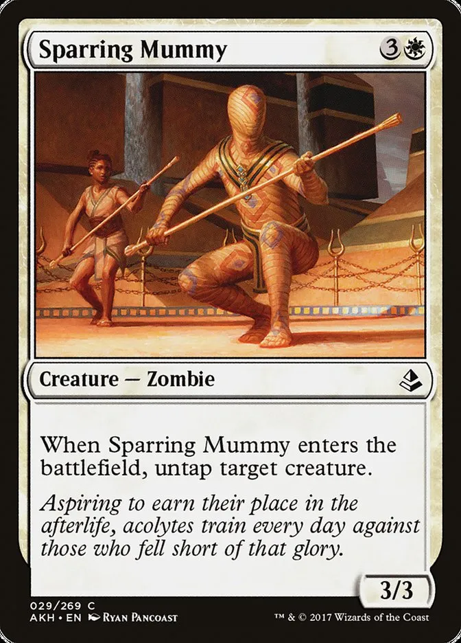 2017 Amonkhet Sparring Mummy common #29 common card image