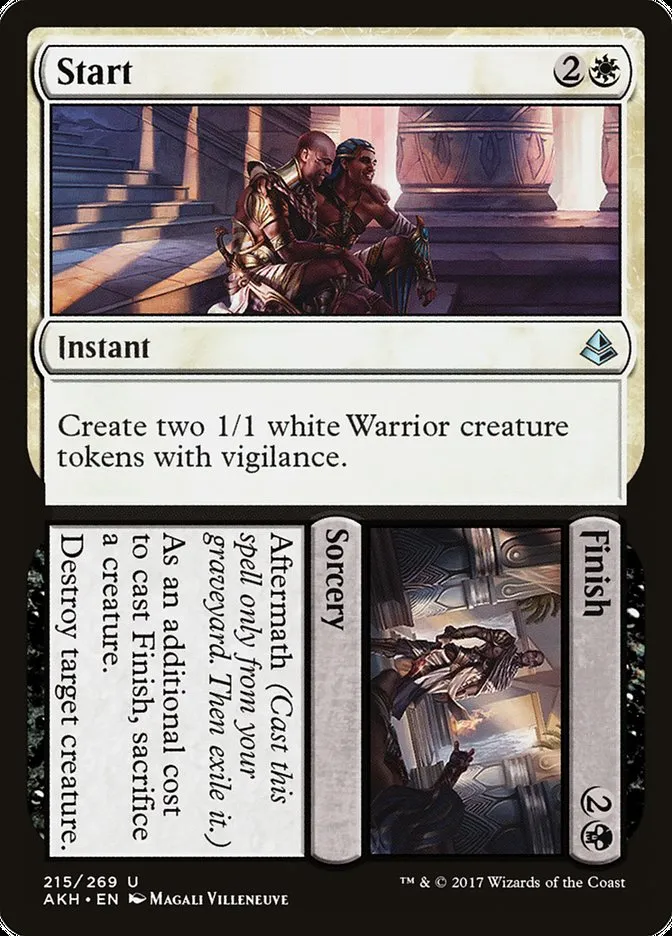 2017 Amonkhet Start // Finish uncommon #215 uncommon card image