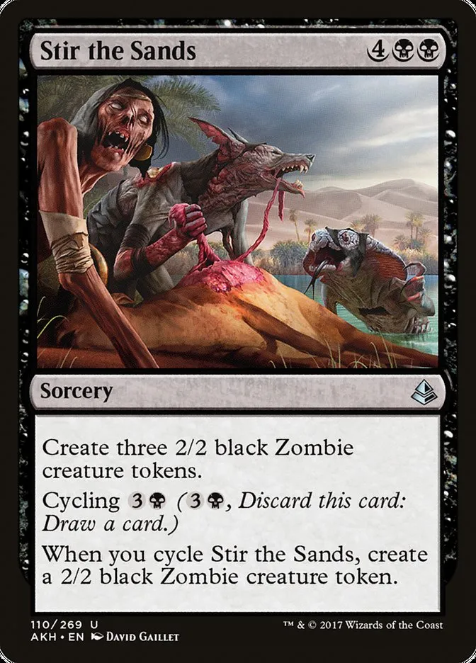 2017 Amonkhet Stir the Sands uncommon #110 uncommon card image