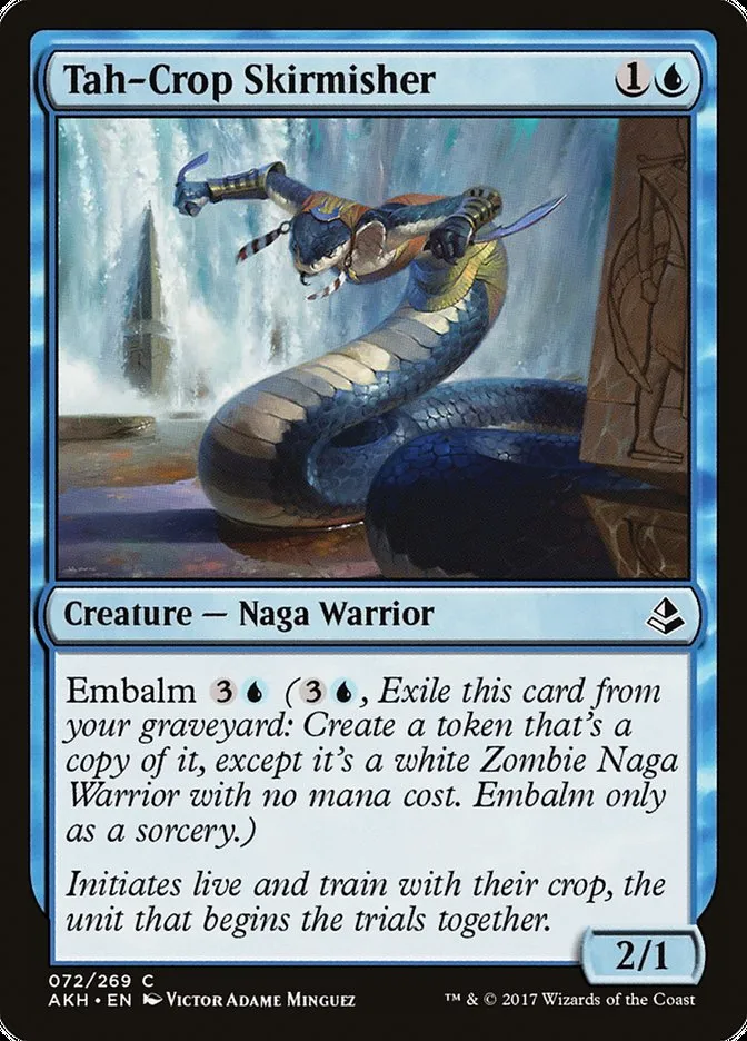2017 Amonkhet Tah-Crop Skirmisher #72 common card image