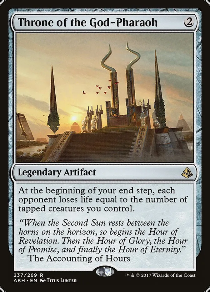 2017 Amonkhet Throne of the God-Pharaoh [Prerelease] rare #237 rare card image