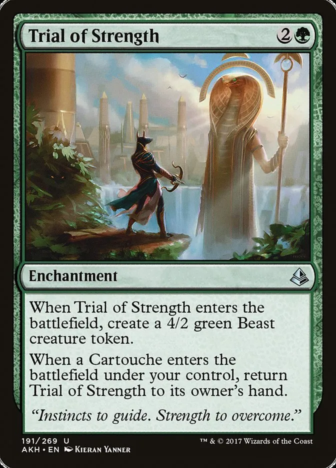 2017 Amonkhet Trial of Strength uncommon #191 uncommon card image