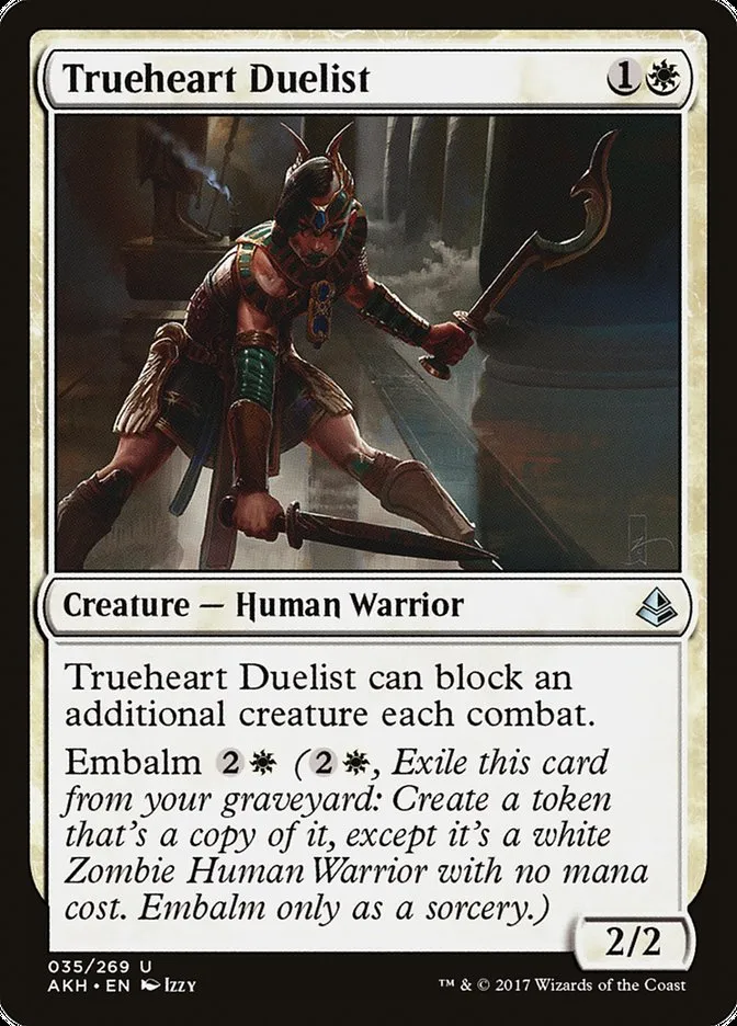 2017 Amonkhet Trueheart Duelist uncommon #35 uncommon card image