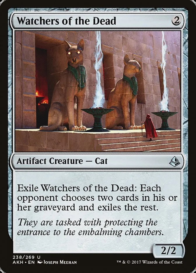 2017 Amonkhet Watchers of the Dead #238 uncommon card image