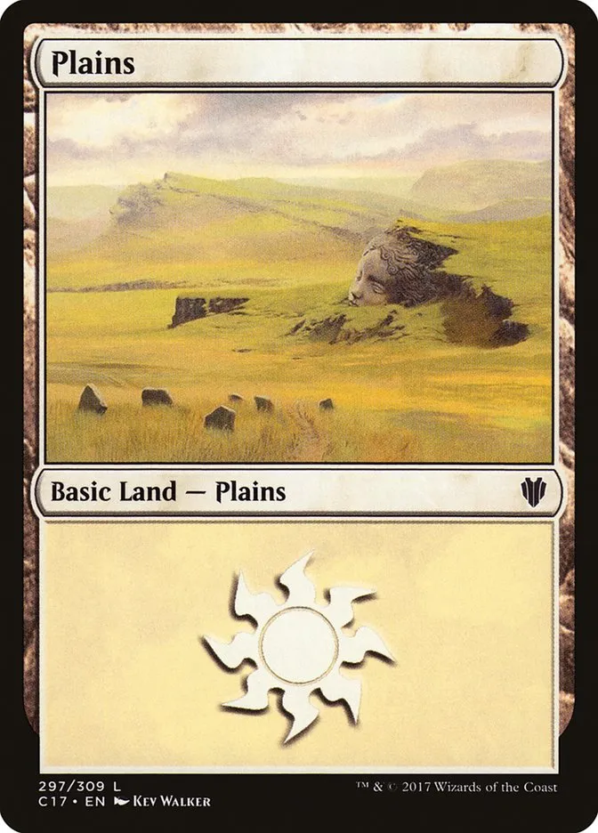 2017 Commander 2017 Plains common #297 common card image