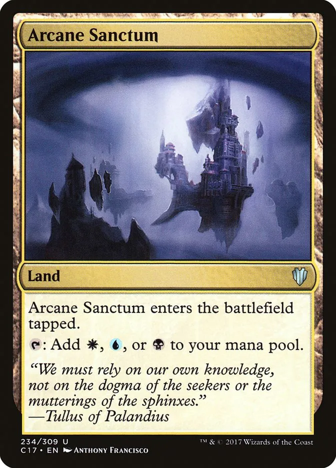 2017 Commander 2017 Arcane Sanctum uncommon #234 uncommon card image