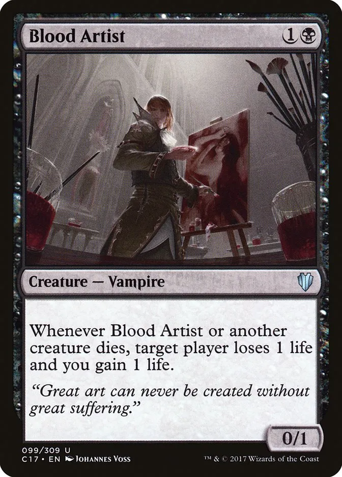 2017 Commander 2017 Blood Artist uncommon #99 uncommon card image