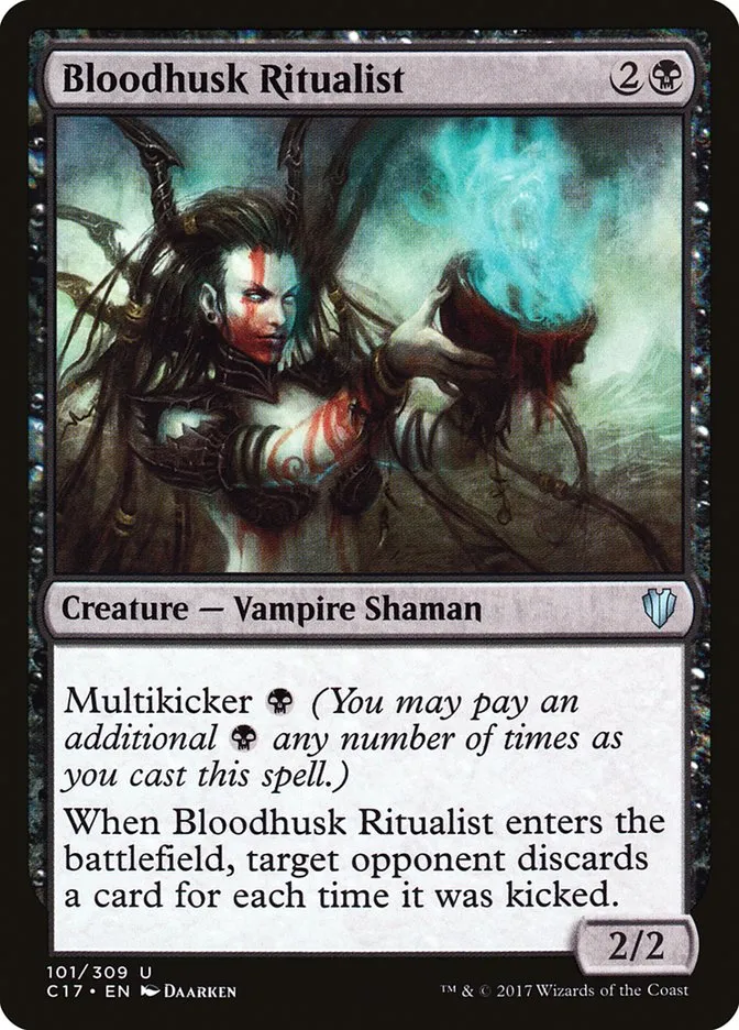 2017 Commander 2017 Bloodhusk Ritualist uncommon #101 uncommon card image