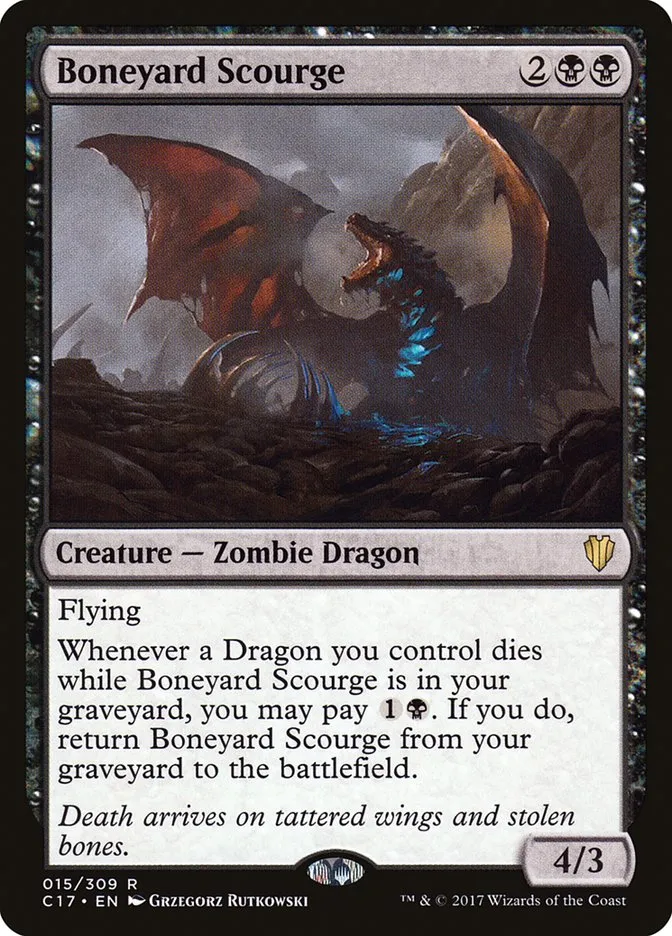 2017 Commander 2017 Boneyard Scourge rare #15 rare card image