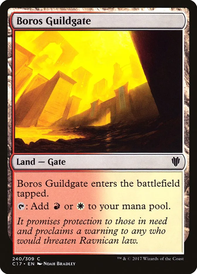 2017 Commander 2017 Boros Guildgate common #240 common card image
