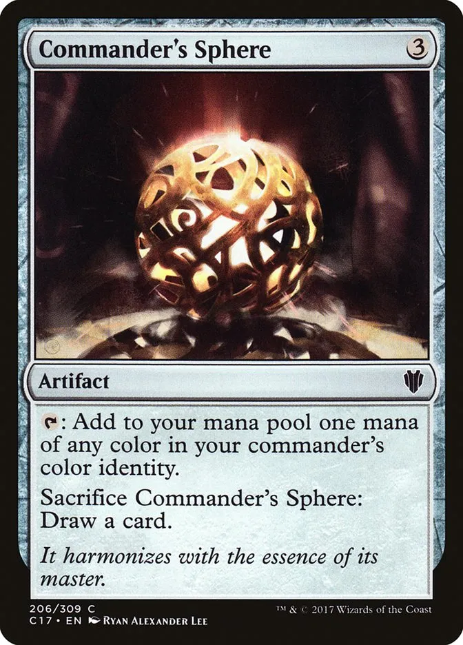 2017 Commander 2017 Commander's Sphere common #206 common card image
