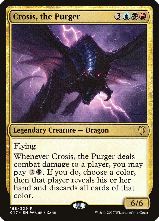 2017 Commander 2017 Crosis, the Purger #168 rare card image