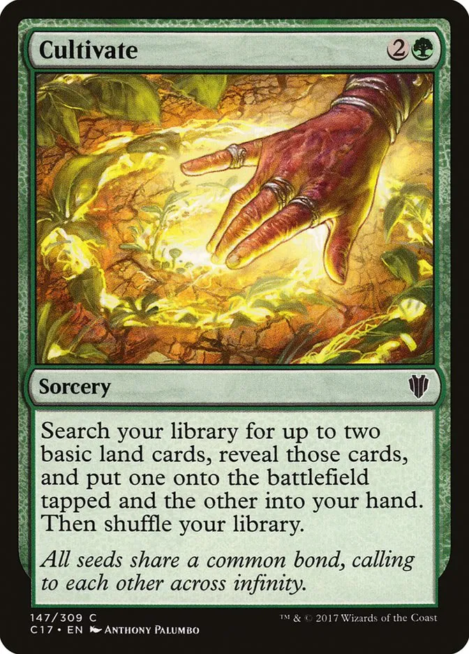 2017 Commander 2017 Cultivate common #147 common card image