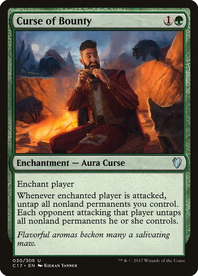 2017 Commander 2017 Curse of Bounty #30 uncommon card image