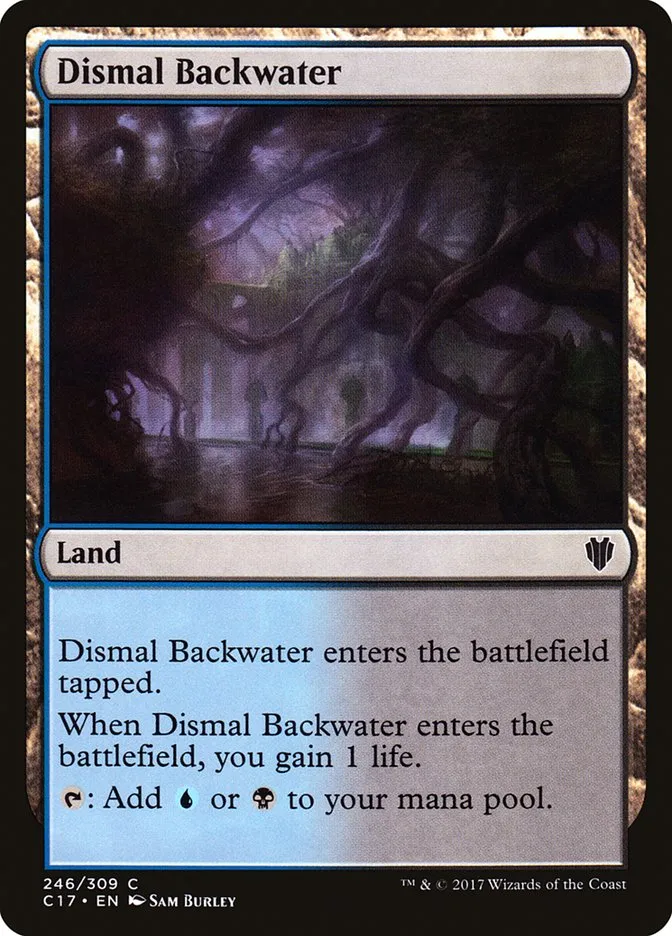 2017 Commander 2017 Dismal Backwater common #246 common card image