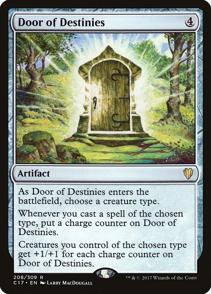 2017 Commander 2017 Door of Destinies #208 rare card image