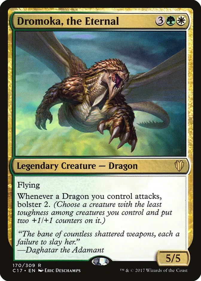 2017 Commander 2017 Dromoka, the Eternal #170 rare card image