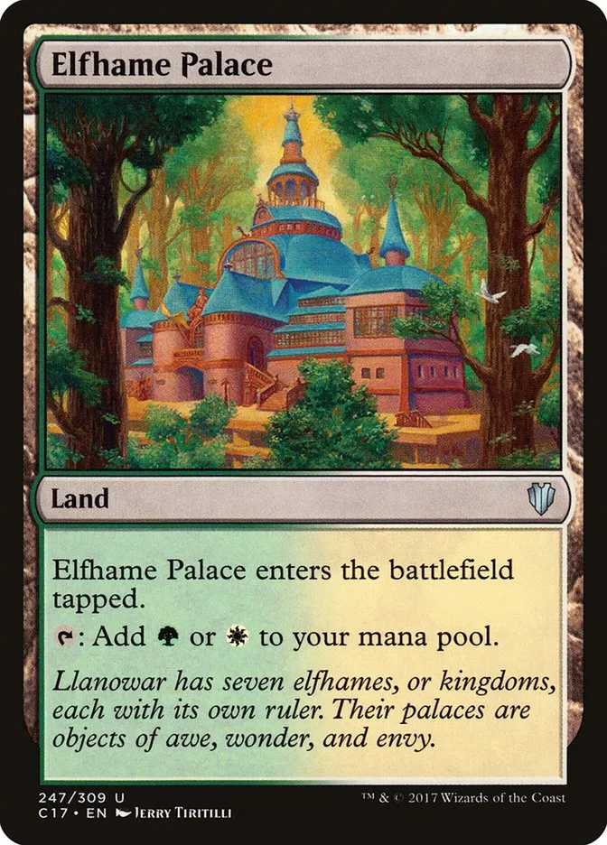 2017 Commander 2017 Elfhame Palace uncommon #247 uncommon card image