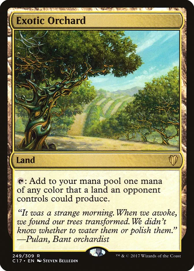 2017 Commander 2017 Exotic Orchard rare #249 rare card image
