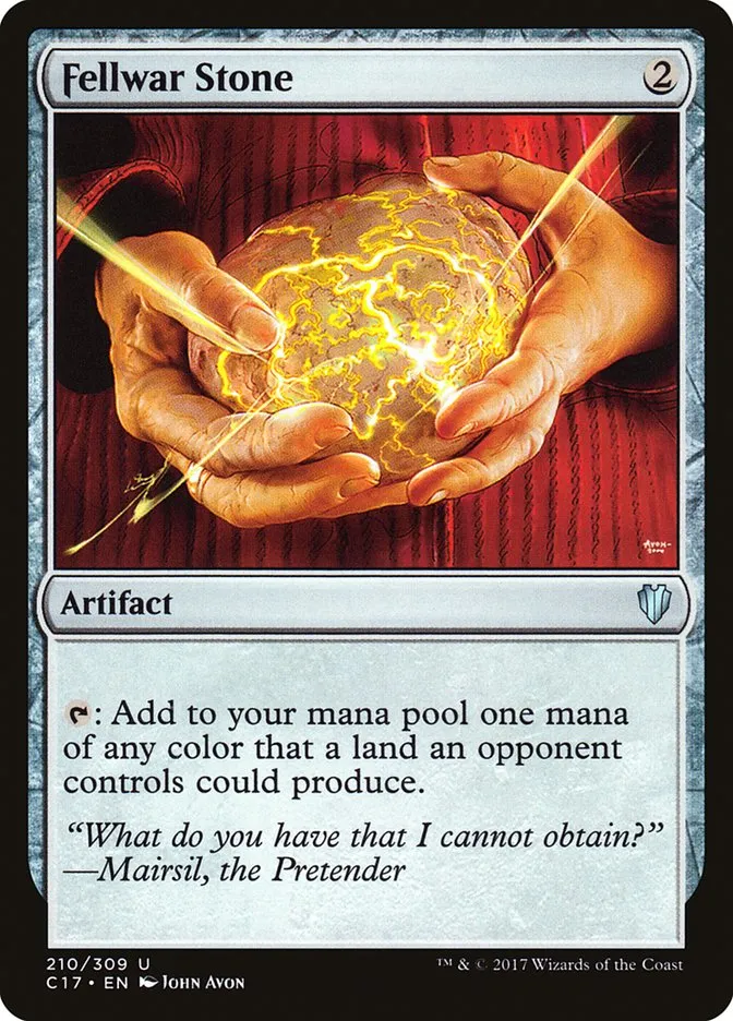 2017 Commander 2017 Fellwar Stone uncommon #210 uncommon card image
