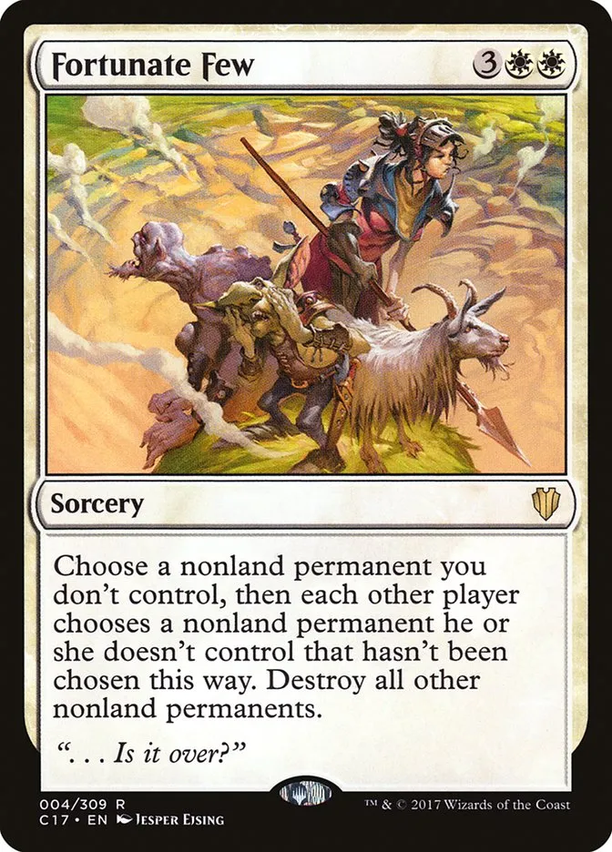 2017 Commander 2017 Fortunate Few rare #4 rare card image