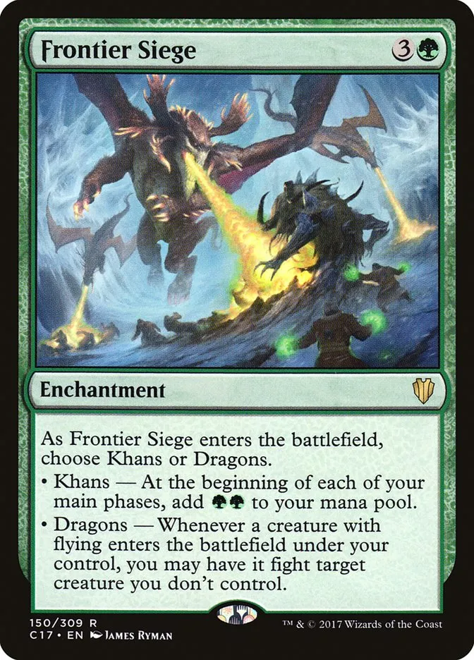 2017 Commander 2017 Frontier Siege rare #150 rare card image