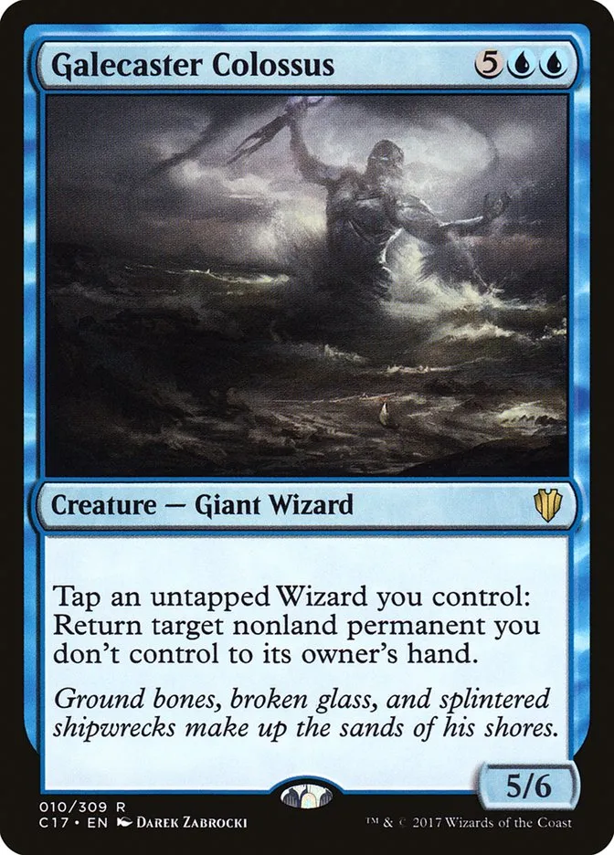 2017 Commander 2017 Galecaster Colossus rare #10 rare card image