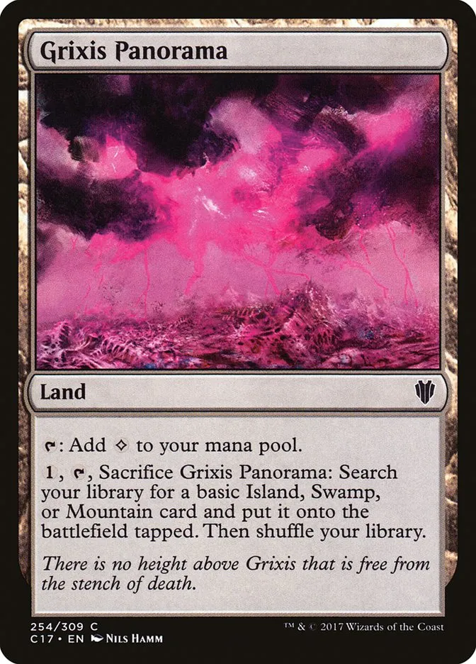 2017 Commander 2017 Grixis Panorama common #254 common card image