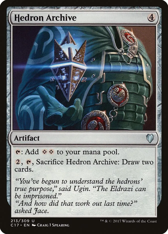 2017 Commander 2017 Hedron Archive uncommon #213 uncommon card image