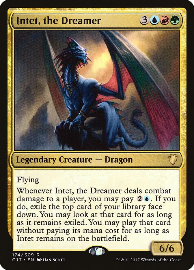 2017 Commander 2017 Intet, the Dreamer rare #174 rare card image