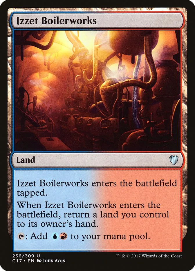 2017 Commander 2017 Izzet Boilerworks uncommon #256 uncommon card image
