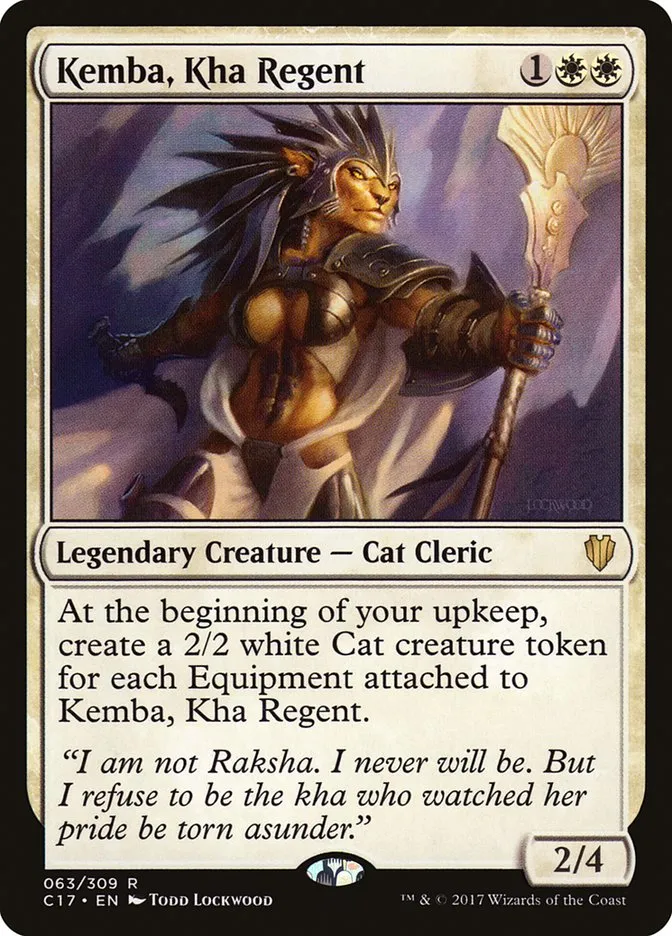 2017 Commander 2017 Kemba, Kha Regent #63 rare card image