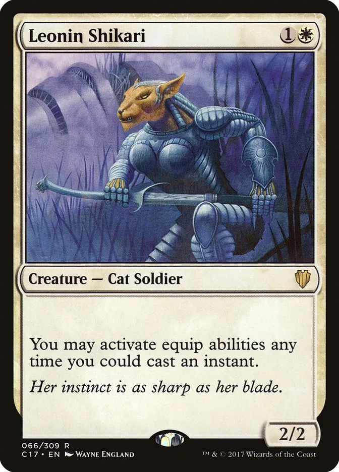 2017 Commander 2017 Leonin Shikari #66 rare card image