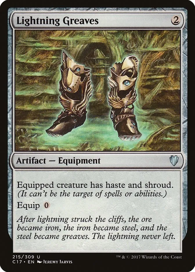 2017 Commander 2017 Lightning Greaves uncommon #215 uncommon card image