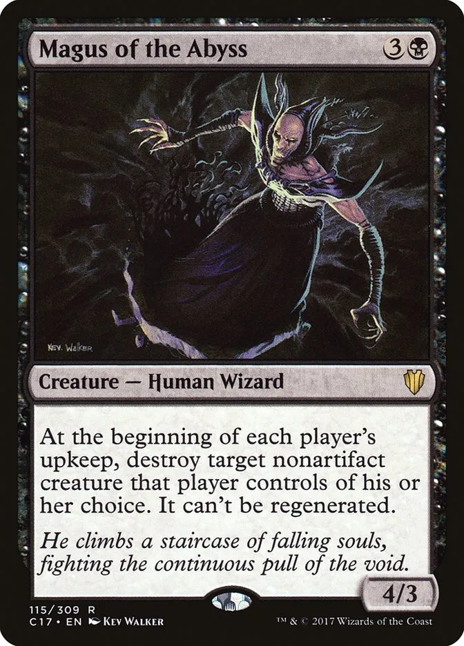 2017 Commander 2017 Magus of the Abyss #115 rare card image