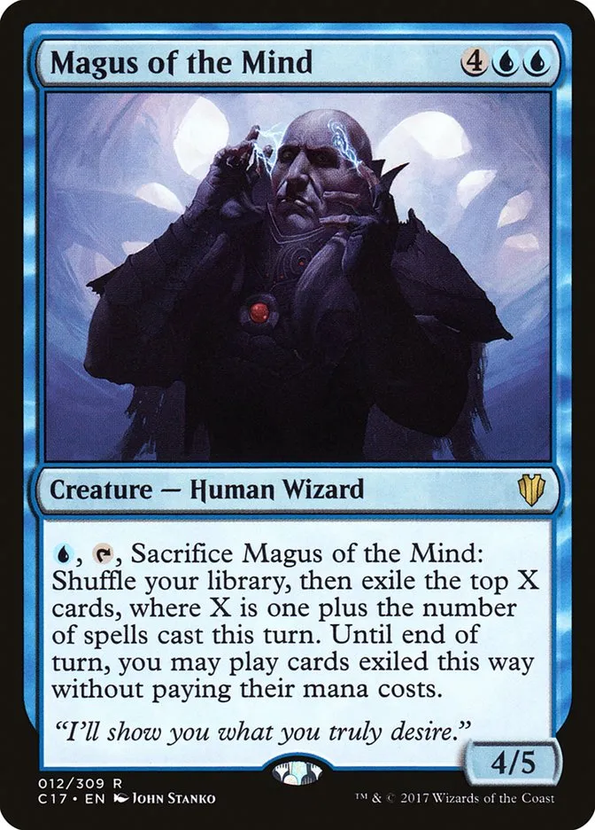 2017 Commander 2017 Magus of the Mind #12 rare card image