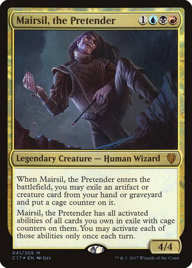 2017 Commander 2017 Mairsil, the Pretender [Foil] mythic #41 mythic card image